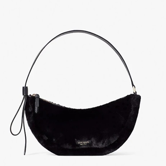 kate spade Handbags - Kate Spade Smile Faux-Fur Small Shoulder Bag